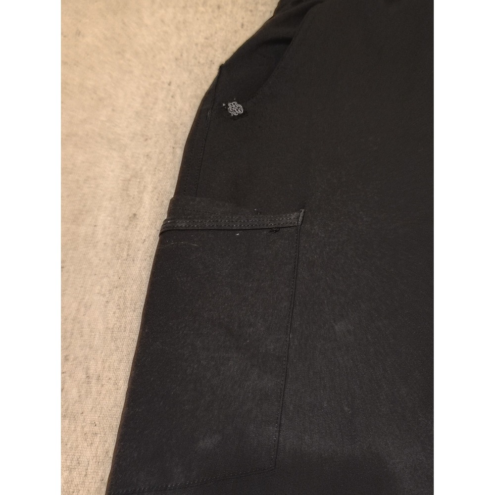 Zavate Studio 3060 Womens Black Scrub Jogger Pants Cargo Pockets Size S - Picture 4 of 9